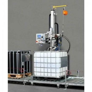 全自動(dòng)氣動(dòng)壓蓋機(jī),1200L-IBC噸桶洗發(fā)水壓蓋機(jī)